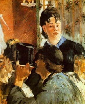  Manet Lienzo - La camarera Realismo Impresionismo Edouard Manet